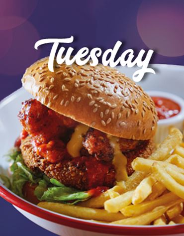 Burger and a drink £11.95!