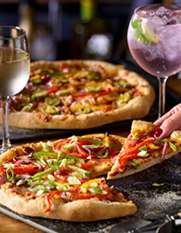 Pizza and a drink £10.95*